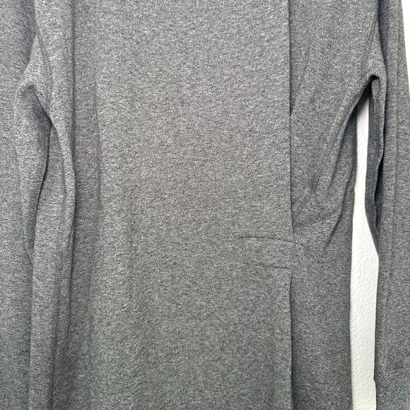 Cabi Put On Dress 3650 Gray Ruched Waist Sweatshirt Mini Casual Dress Small - Picture 3 of 6
